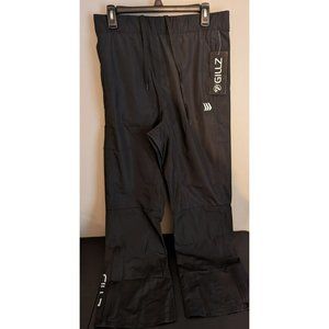 * Gillz Men's Waterproof Packable Black Fishing Tournament Pants Size Small New